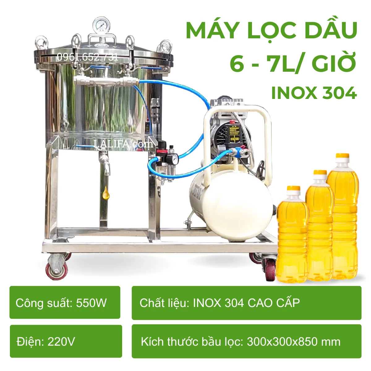 may-loc-dau-lac-inox-1-bau-loc-lalifa-ldi-30