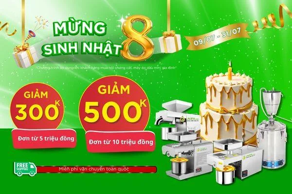 🔥🤩MỪNG SINH NHẬT 8 TUỔI, GIẢM GIÁ LỚN NHẤT NĂM  🔥