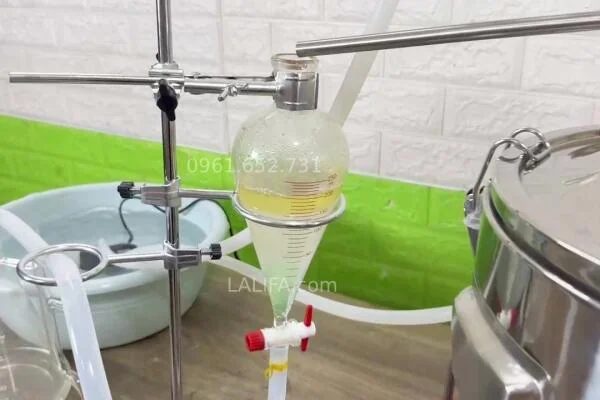 Hướng dẫn làm tinh dầu vỏ cam tại nhà đơn giản bằng nồi chưng cất mini