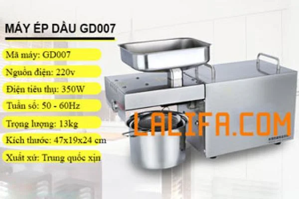 3 DÒNG MÁY ÉP DẦU GIA ĐÌNH TỐT NHẤT HIỆN NAY