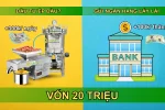 Vốn 20 Triệu, nên mua máy ép dầu hay gửi tiết kiệm? Kinh doanh thực tế
