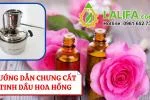 Cách chưng cất hoa hồng tại nhà