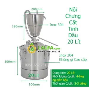 noi-chung-cat-tinh-dau-20-lit-the-he-moi-lalifa-thong-so-ky-thuat