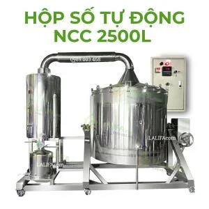 noi-chung-cat-tinh-dau-2500-lit-dien-3-pha-thiet-ke-hop-so-xoay-nghieng-noi-cap-nuoc-tu-dong