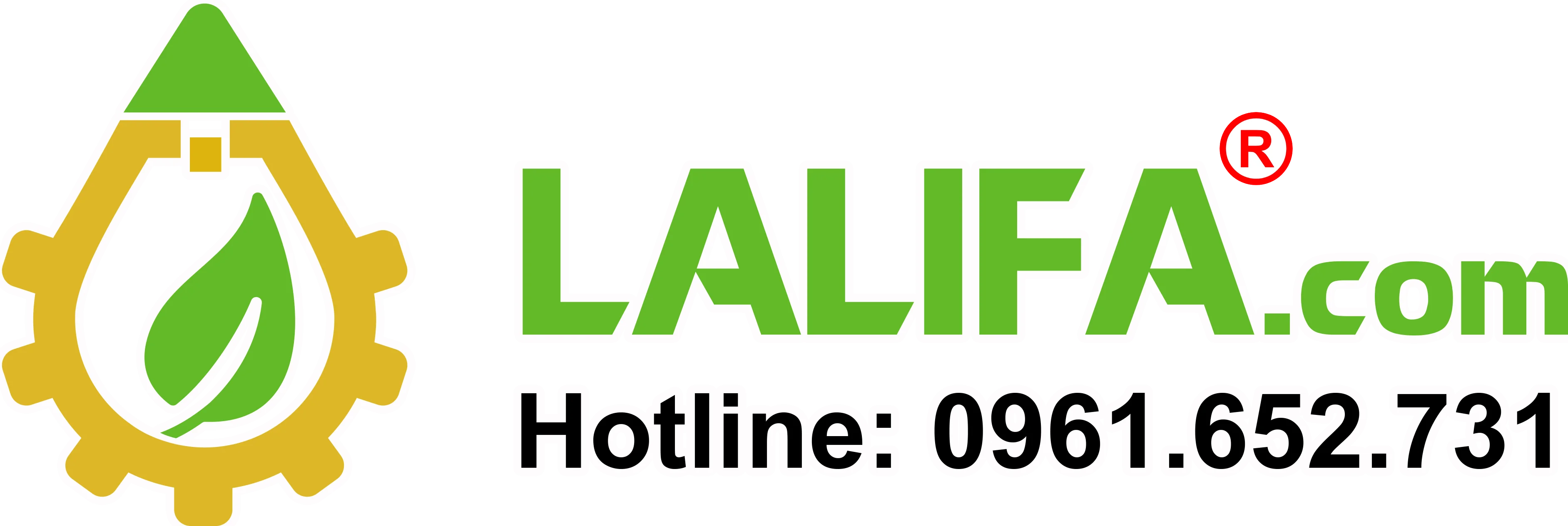 Logo chính hãng của LALIFA có chữ R góc bên phải