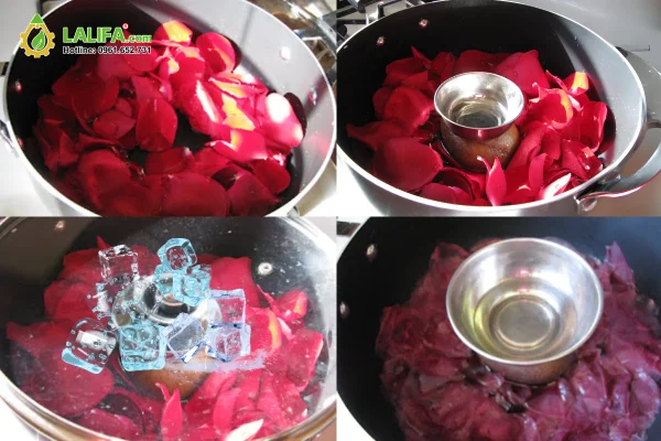 2 cách chưng cất nước hoa hồng tại nhà cùng LALIFA