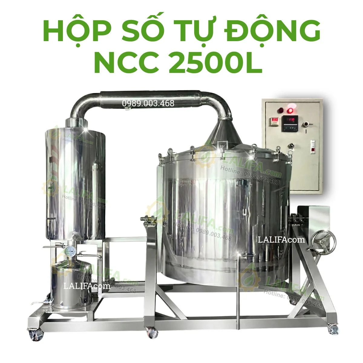 noi-chung-cat-tinh-dau-2500-lit-dien-3-pha-thiet-ke-hop-so-xoay-nghieng-noi-cap-nuoc-tu-dong