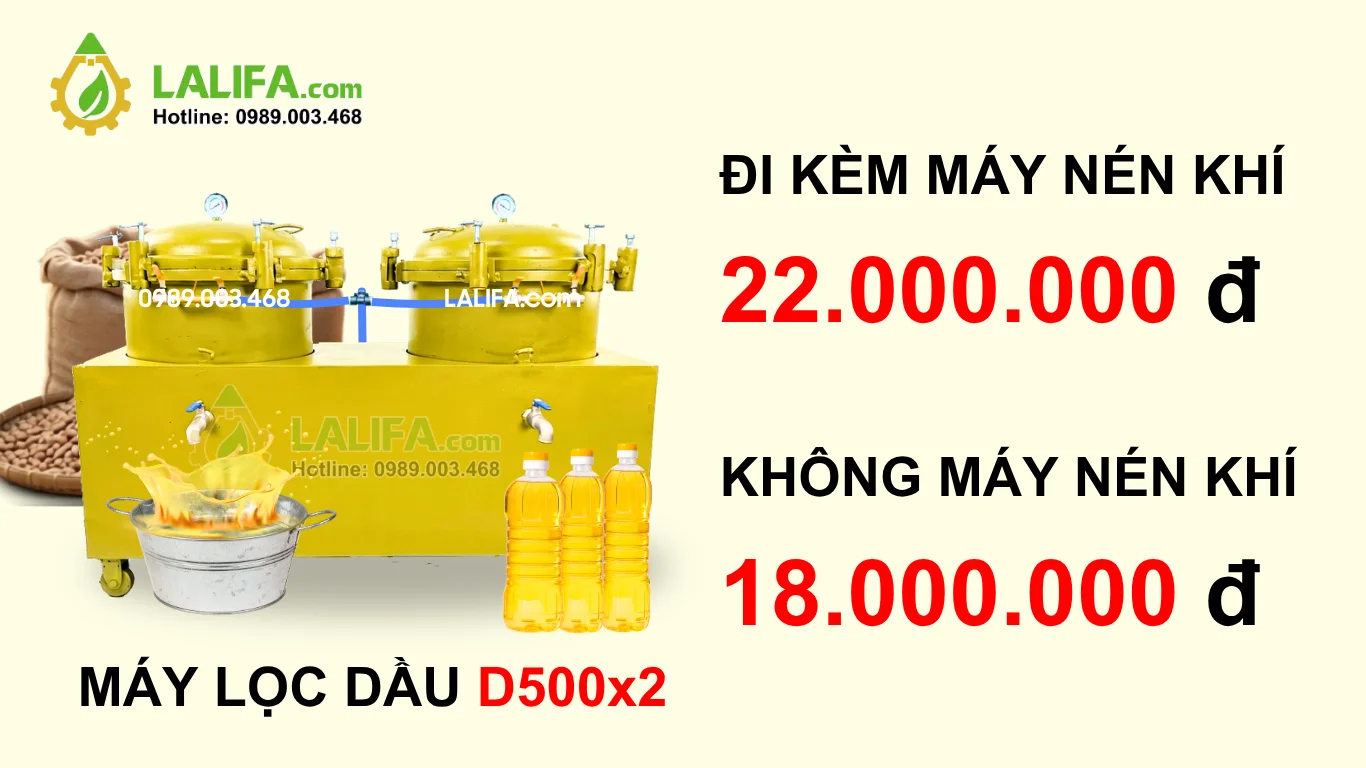 Máy lọc dầu D500x2-1
