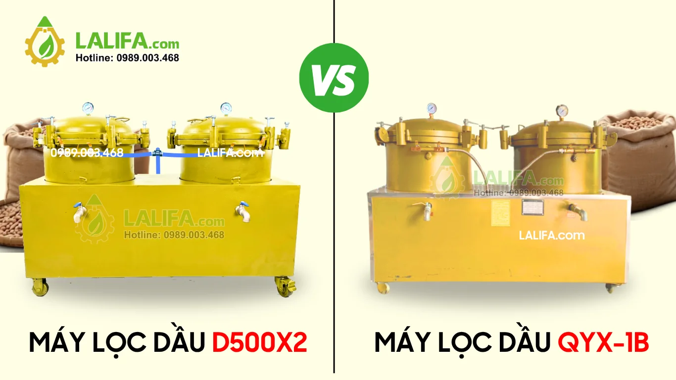 Máy lọc dầu D500x2