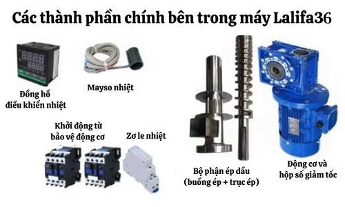 Cấu tạo bên trong máy LALIFA36