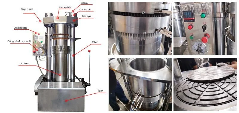 hydraulic-oil-press-machine-structure